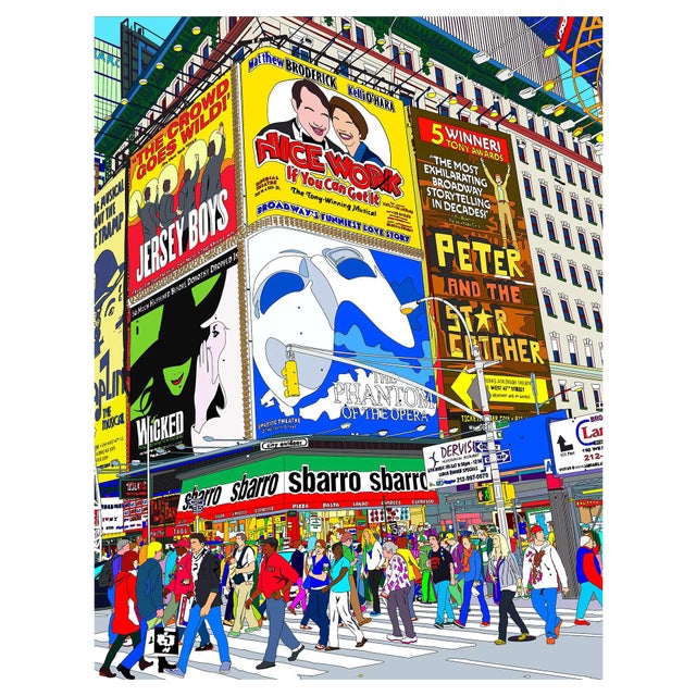 Marco Santaniello, Ny Sbarro, 2020, Digital Print on Canvas For Sale