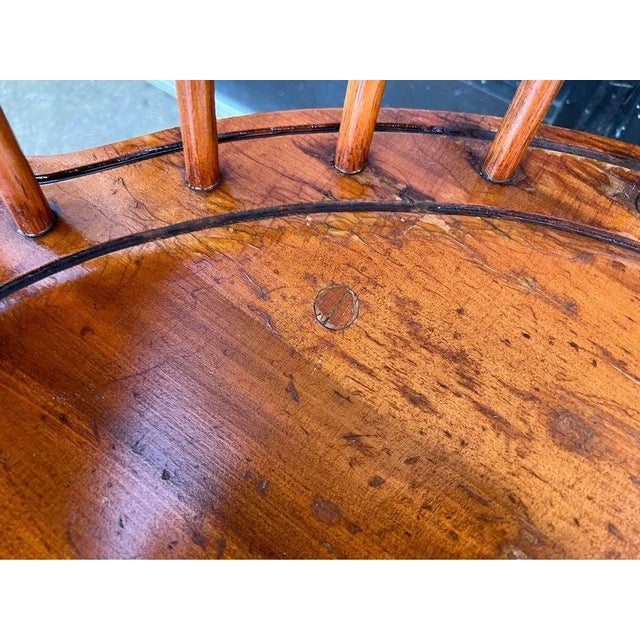 20th Century Colonial Revival, Windsor Writing Armchair For Sale In Washington DC - Image 6 of 12