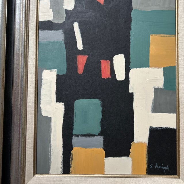 Abstract Contemporary Original Abstract Painting by Stephen Heigh “Time Passage” For Sale - Image 3 of 5