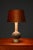 Jette Helleroe table lamp model 817; in the 70’s designed for Danish manufacturer Axella. The ceramic lamp base has a new...