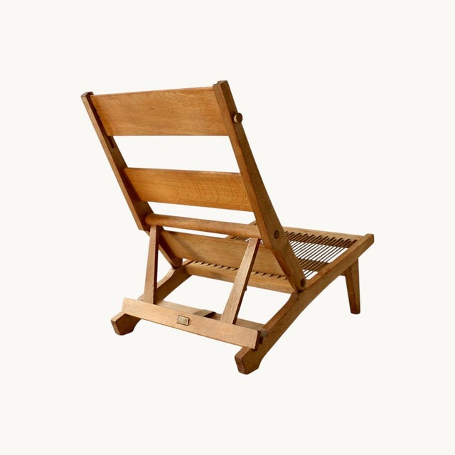 1960s AP71 Reclining Chairs in Oak by Hans J. Wegner for AP Stolen, Sweden, 1960s, Set of 2 For Sale - Image 5 of 14