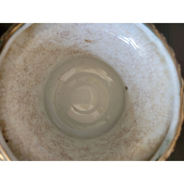 Mid 20th Century Small Urn Vase With Handles For Sale In Dallas - Image 6 of 11