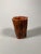 Chinese Bitong brush pot, first half of the 20th century, imitating exotic wood (made of resin). Some scratches and dents....