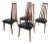 Niels Kofoed Danish Styled Walnut Dining Chairs For Sale