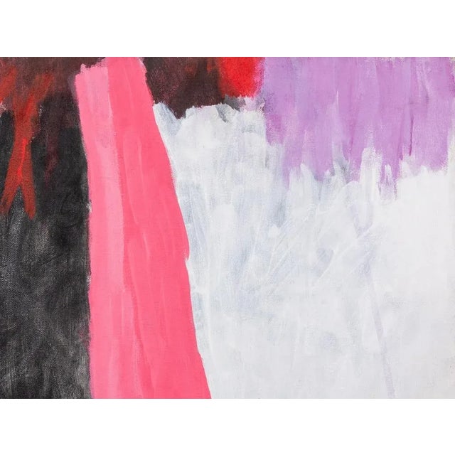 Abstract Domenick Capobianco Vivid Abstract Oil on Canvas For Sale - Image 3 of 6