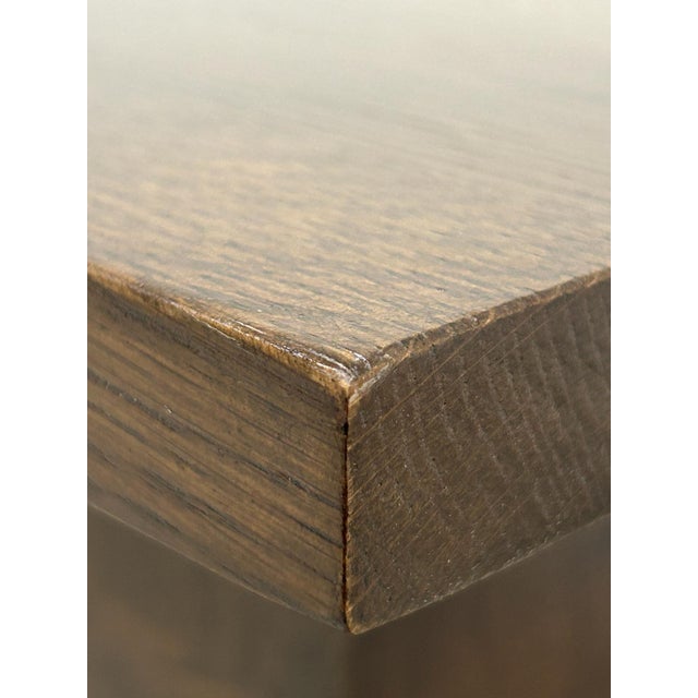 Mission Solid Quarter Sawn Oak 1 Drawer End Table - Model A27 For Sale - Image 4 of 8