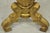 Vintage Baroque Style Gold Cast Aluminum Metal Tripod Pedestal Table Base For Sale In Philadelphia - Image 6 of 11