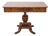 Antique Extendable Walnut Card or Tea Table with Drawer, 1800s For Sale