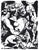 Jackson pollock (american, 1912-1956) untitled, cr1095 (after painting number 22, cr344), 1951, printed 1964 screenprint,...