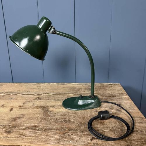 Bauhaus Dark Green Desk Lamp, 1930s For Sale - Image 18 of 18