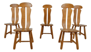 Vintage Dining Chairs by Depuydt, Belgium, 1960s, Set of 5
