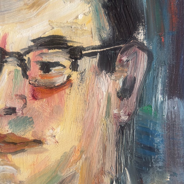 Norman Carton (American, 1908–1980) | Original Mid-Century Modern Portrait For Sale - Image 4 of 12