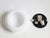 Metal Mid-Century Modern Wall Light in Opaline Glass, 1960s For Sale - Image 7 of 11