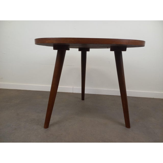 Wood Tripod Side Table, 1950s For Sale - Image 3 of 14