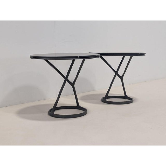Black Ilda Side Tables from Poliform, Set of 2 For Sale - Image 8 of 13
