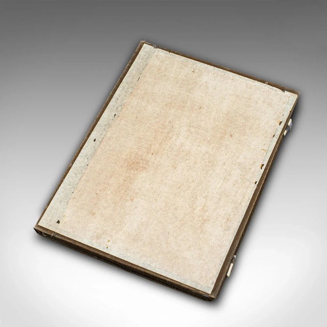 Victorian 1900's Set of 8 Antique Calligraphic Ink Blocks For Sale - Image 3 of 9