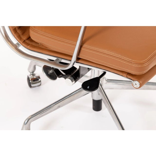 Eames for Herman Miller Brown Leather Office Chair 2000s For Sale - Image 9 of 12
