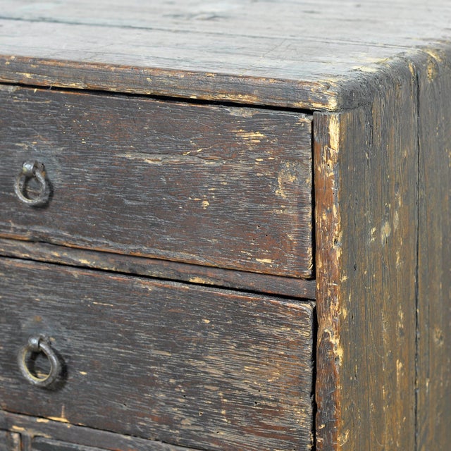 Small Antique Japanese Chest of Drawers, 1900 For Sale - Image 11 of 13