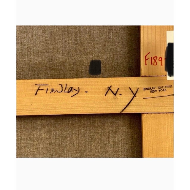 Michel Rodde, 20th Century Abstract Portrait of Lady "La Dame a la Fleur Blanche" Michel Rodde, c. 20th Century For Sale - Image 11 of 13