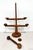 German Turned Wood Candelabra Bad Bevenser Siebenstern by Hartwig Schmidt Advent Christmas For Sale In Los Angeles - Image 6 of 7