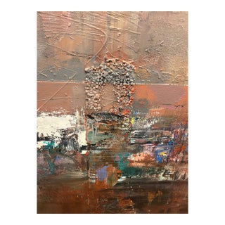 Weiliang Zhao “Significant Century #14” Mixed Media Abstract, 1998 For Sale