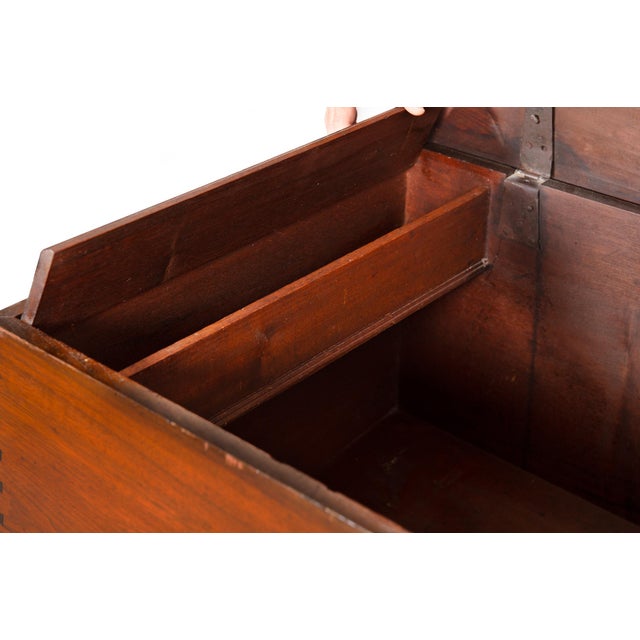 18th Century American Chippendale Walnut Blanket Chest Circa 1780s For Sale - Image 15 of 18
