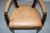 Brown Leather Court Office Dining Chair from House of Chesterfield For Sale - Image 4 of 18