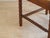 Vintage Corner Chair in Turned Wood with Carved Straw Seat For Sale - Image 5 of 7