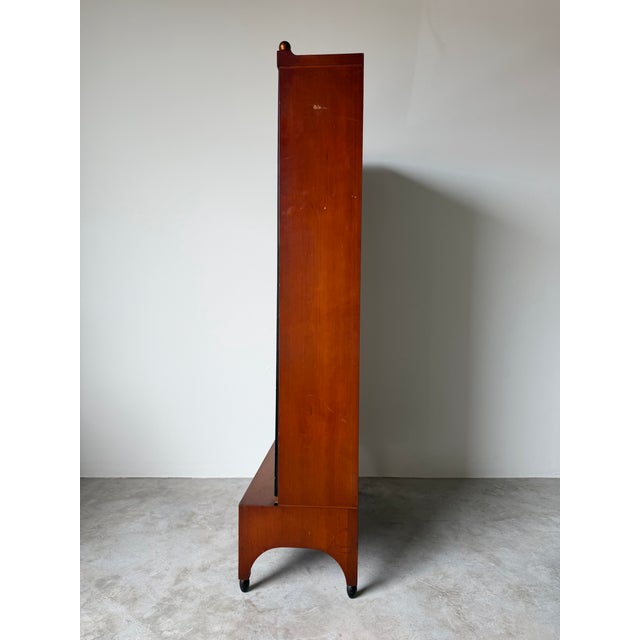 1960s Hollywood Regency Baker-Style One-Drawer Bookcase With Adjustable Shelves For Sale - Image 16 of 16