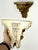 Sculpture Materials Pair of Vintage Gilded Plaster Winged Cherub Wall Sconce Shelves For Sale - Image 7 of 12