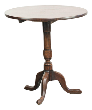 Antique English Tilt-Top Side Table, 1700s