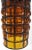 Metal Industrial Hanging Amber Bubble Glass Pendant For Sale - Image 7 of 10