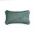 Early 21st Century Teal Velvet with Teal Fringes Rectangle Happy Pillow from Lo Decor For Sale - Image 5 of 5