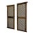 Antique Middle Eastern Iron Jali Window Shutters, Pair For Sale