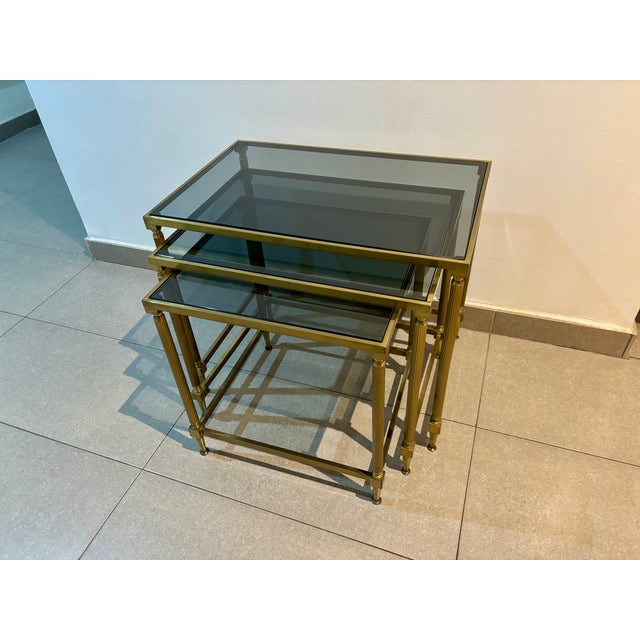 Nesting Side Tables, 1950s, Set of 3 For Sale - Image 3 of 18