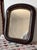 Victorian Antique Victorian Era Rounded Arch Tombstone Mirror With Original Glass For Sale - Image 3 of 9
