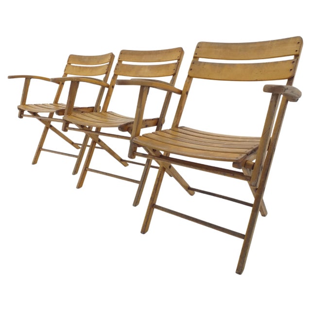 Bauhaus Folding Armchairs from Naether, Germany, 1930s, Set of 3 For Sale - Image 13 of 13