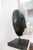 Black Ethnic Floating Head/Mask on Carved Wooden Pedestal For Sale - Image 8 of 10