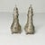 Silver Vintage Hollywood Regency Chippendale Stieff Repousse Full Chased Sterling Footed Salt & Pepper Shakers - A Pair For Sale - Image 8 of 13