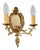 20th Century Louis XV Style Wall Sconces with Mirrors, Set of 2 For Sale