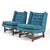 Dunbar Furniture Edward Wormley Lounge Chairs by Dunbar (Pair) For Sale - Image 4 of 10