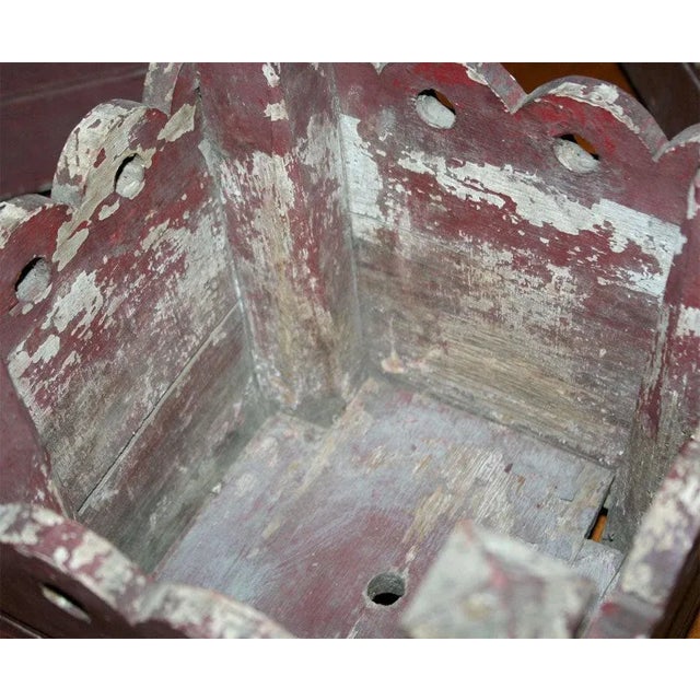 Square Wooden French Jardinières - Set of 4 For Sale - Image 10 of 11