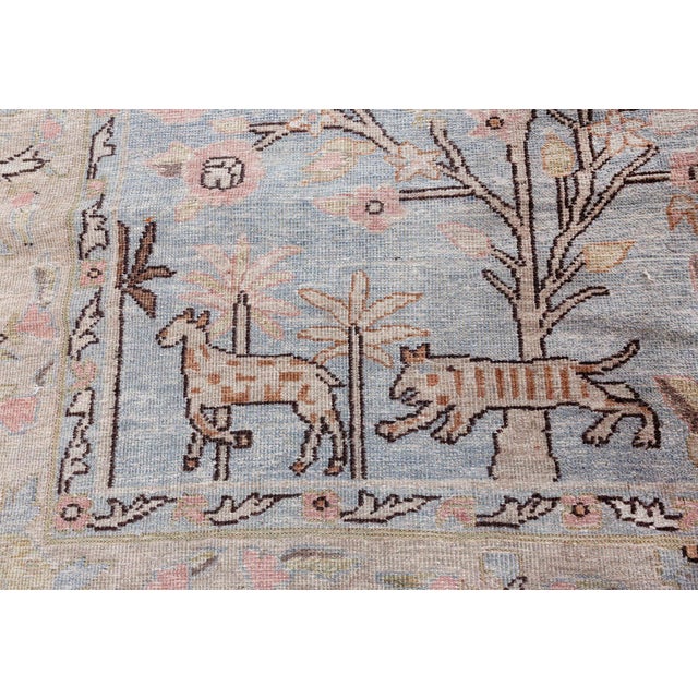 Antique Persian Tabriz Rug For Sale In New York - Image 6 of 10