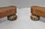 Brown Vintage Italian Neoclassical Style Urn Pedestal Round Marble Side Tables - Pair For Sale - Image 8 of 18