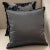 Contemporary Noire Flocked Throw Pillows as a Pair For Sale - Image 4 of 6