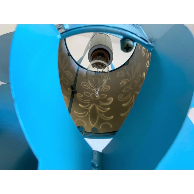Metal Modern Pierced Moroccan Pendant Lights, Pair For Sale - Image 7 of 18