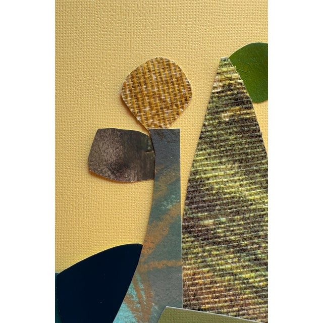 "Superbloom 1" Original Mixed-Media Collage on Paper by Zac Woodiel For Sale - Image 4 of 8