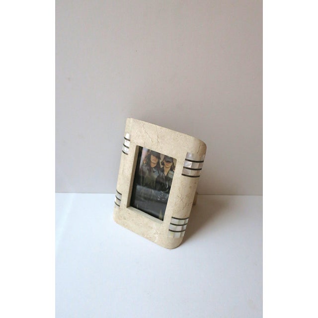 Late 20th Century Marble Picture Frame, Circa 1980s For Sale - Image 5 of 11