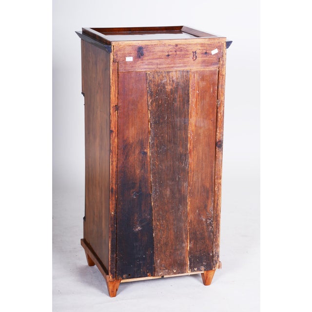 Wood Biedermeier Side Table in Walnut, Germany, 1830s For Sale - Image 7 of 8