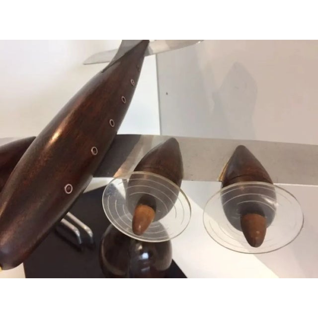 Rare & Elegant Old Exotic Wood Sculpture Model High-End Counter Desk Mockup Art Deco period Around 1930 and 1940...